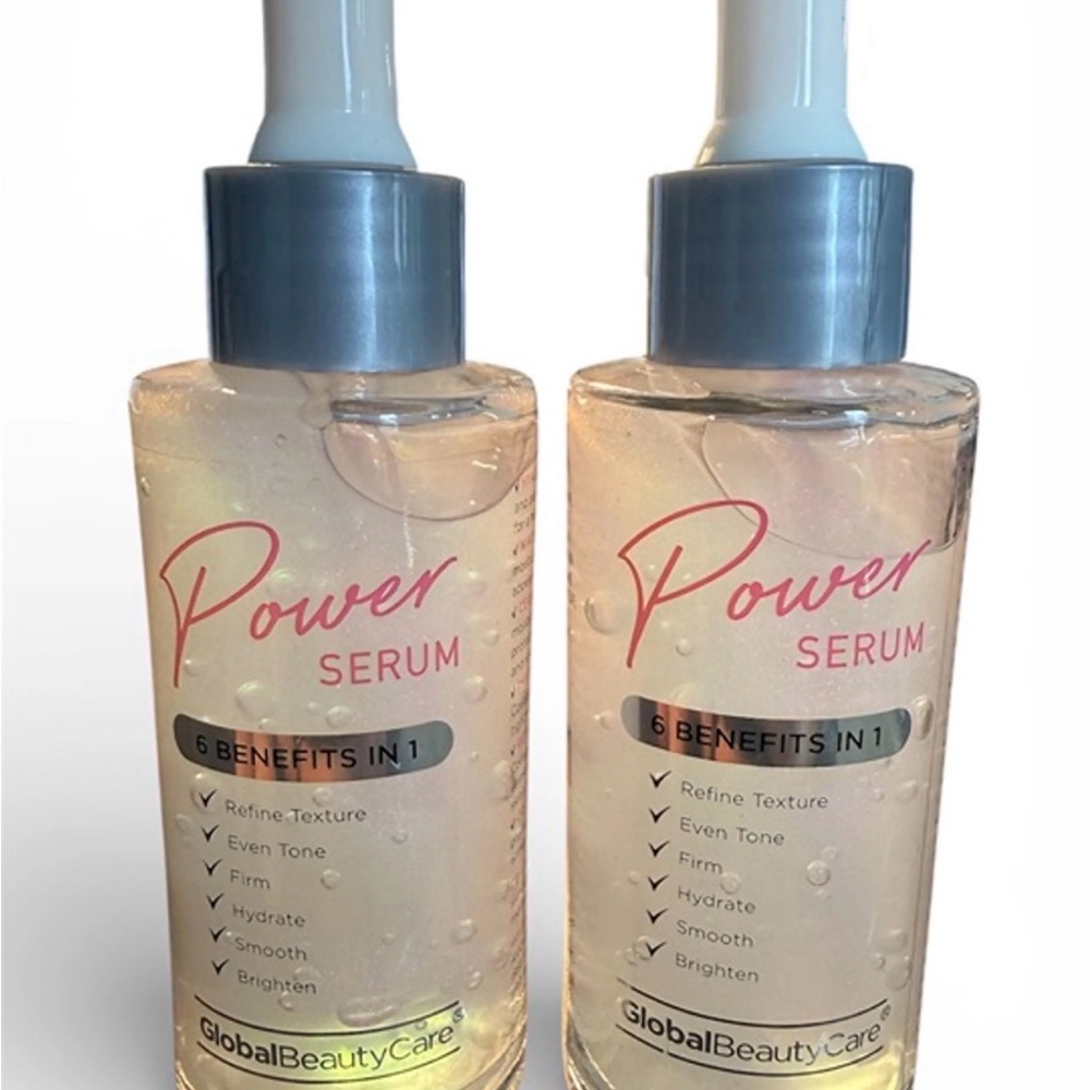 Global Beauty Care Power Serum, 6-in-1 Benefits, Hydrating Face Serum (2)